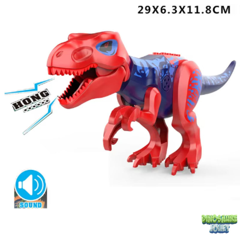 Lego t-rex bleu