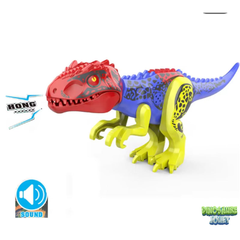 Lego t-rex bleu