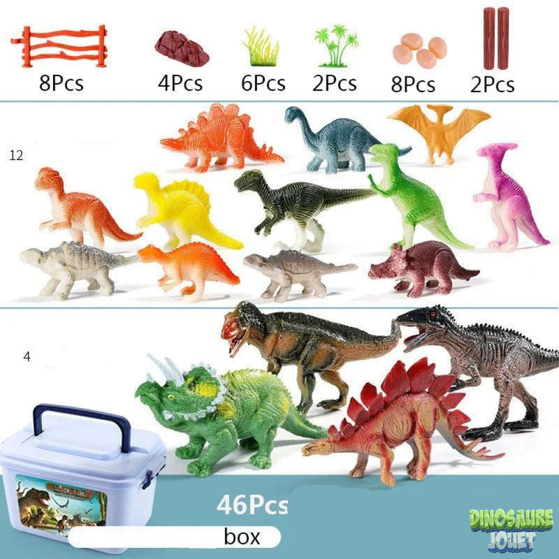 lot de figurines dinosaures