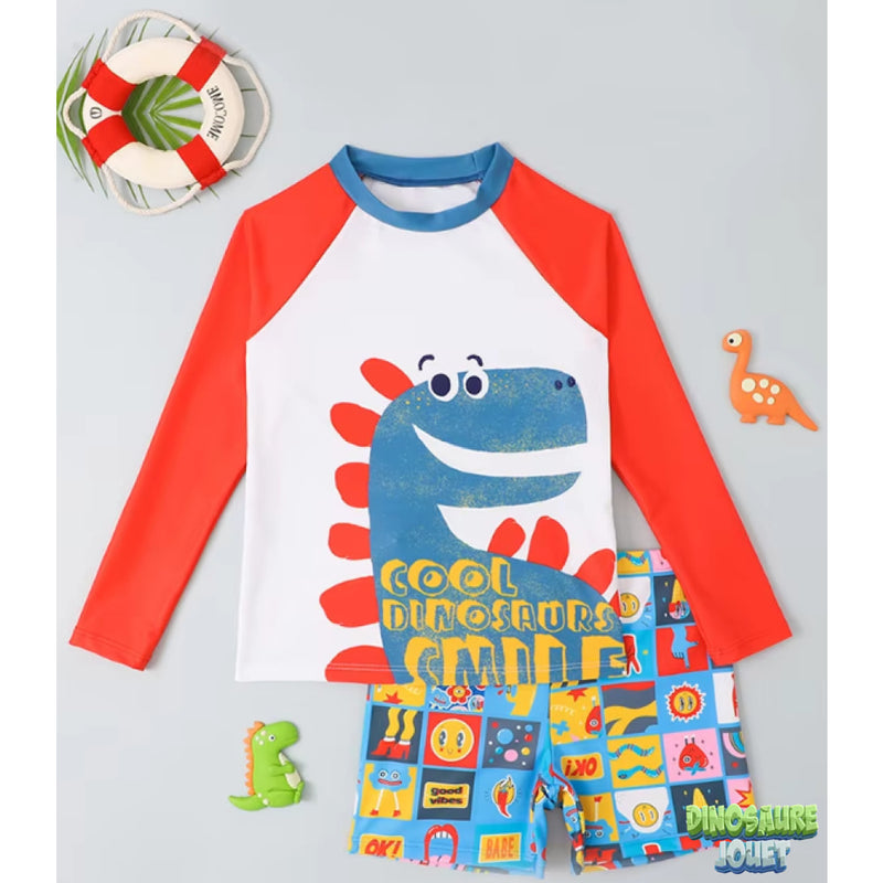 Maillot de bain Dinosaure 2 pièces