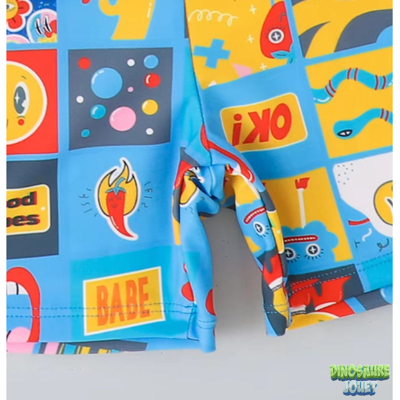 Maillot de bain Dinosaure 2 pièces