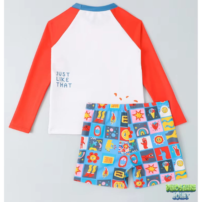 Maillot de bain Dinosaure 2 pièces