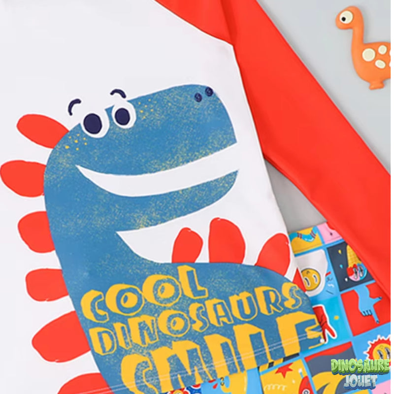 Maillot de bain Dinosaure 2 pièces