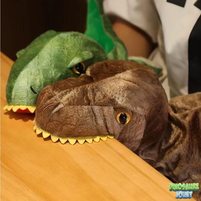 Marionnette t-rex vert