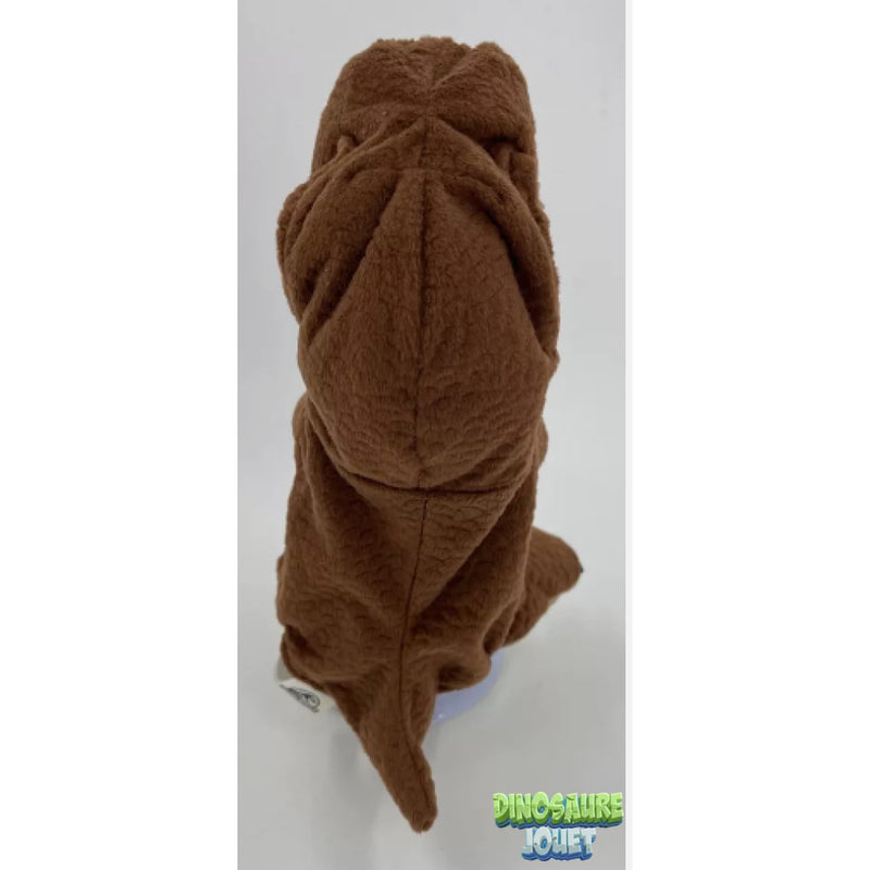 Peluche marionnette Dinosaure: T-rex brun