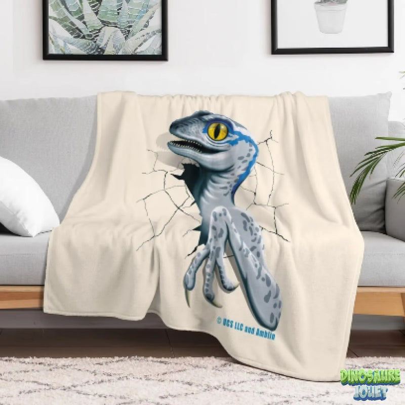 Plaid écru Dinosaure