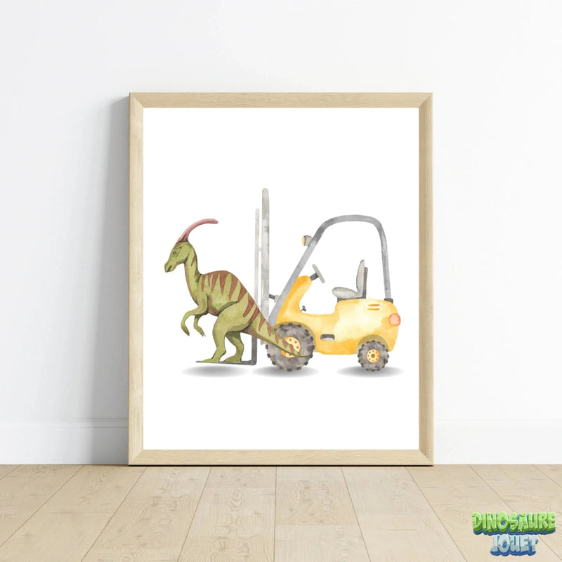 Poster dinosaure chambre