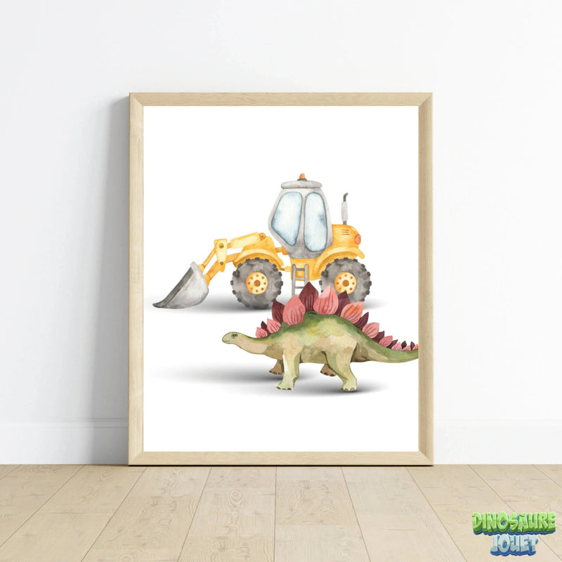 Poster dinosaure chambre