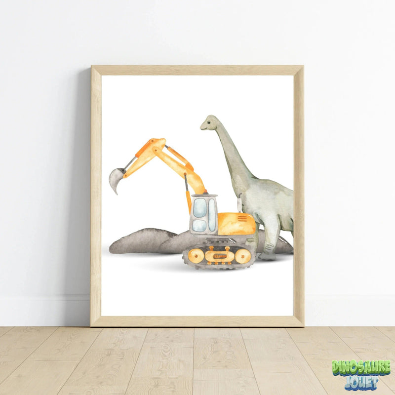 Poster dinosaure chambre