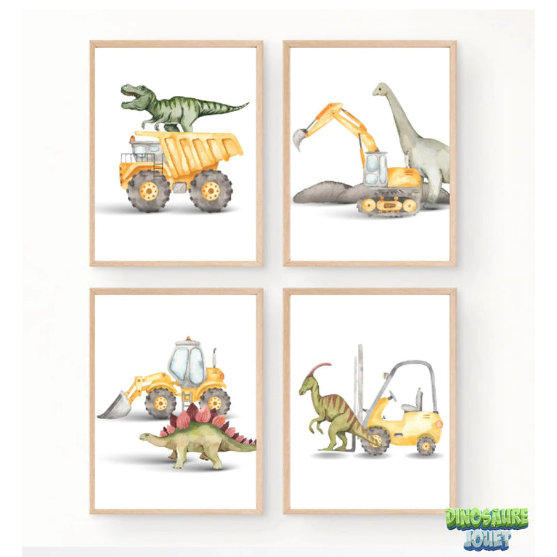 Poster dinosaure chambre