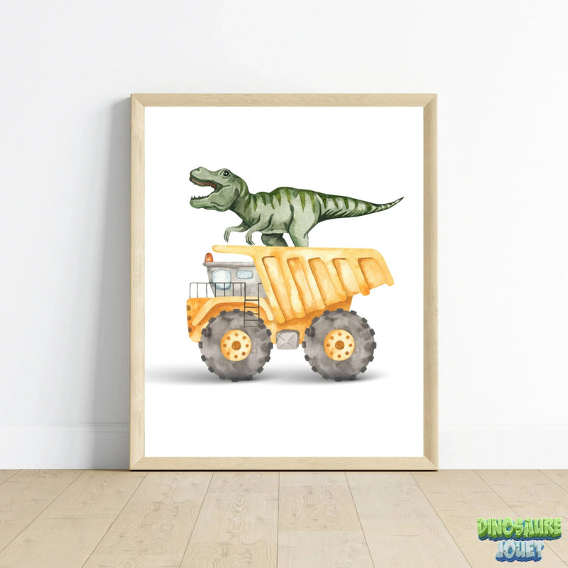 Poster dinosaure chambre