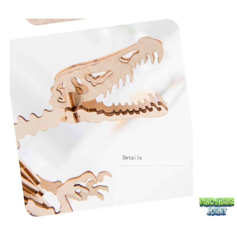 puzzle 3d en bois dinosaure