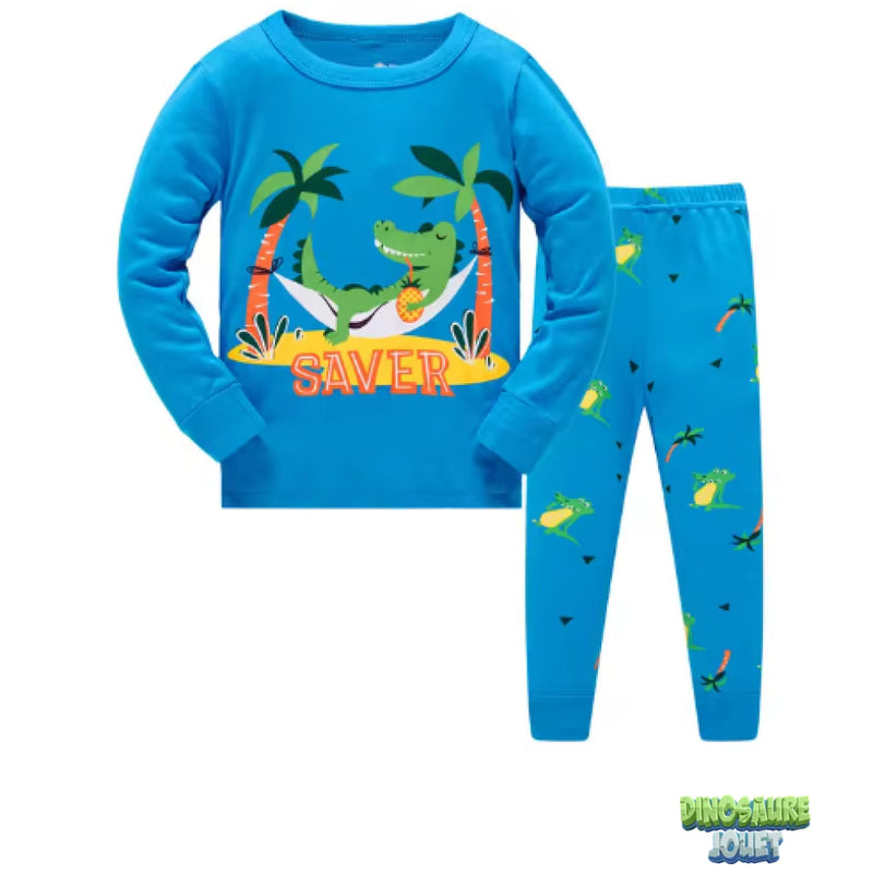 Pyjama Dinosaure sous le soleil