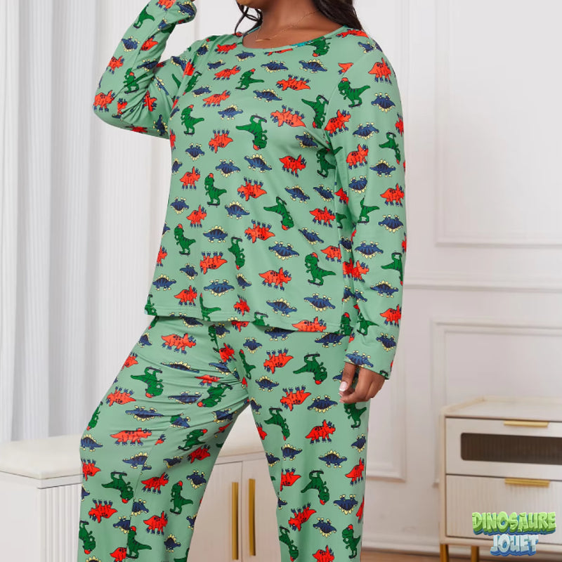 pyjama motif dinosaures adulte