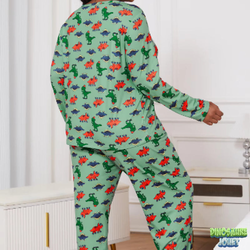 pyjama motif dinosaures adulte