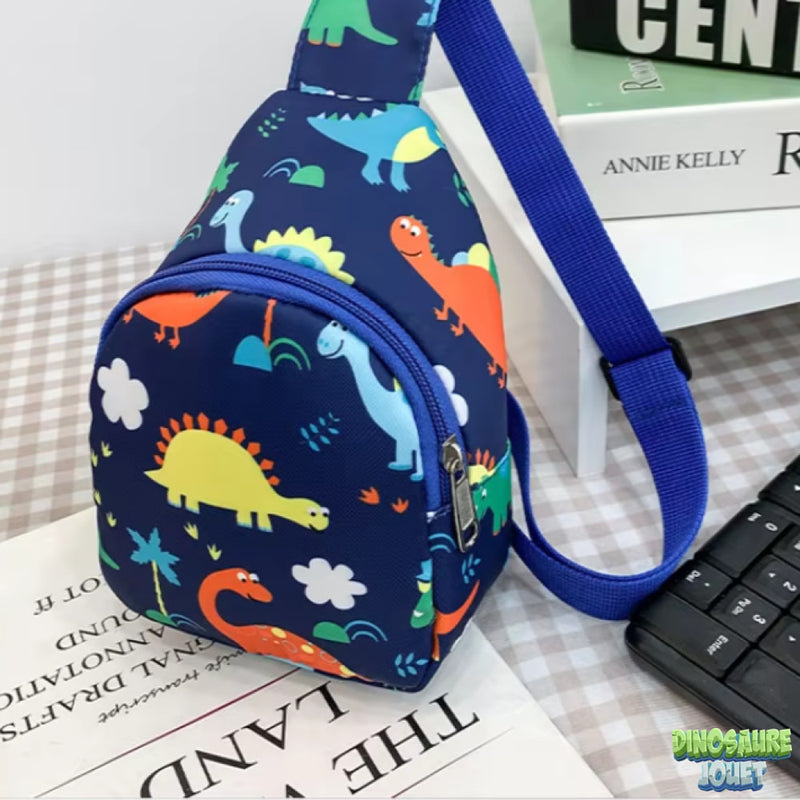 Sac à bandoulière jaune Dinosaure