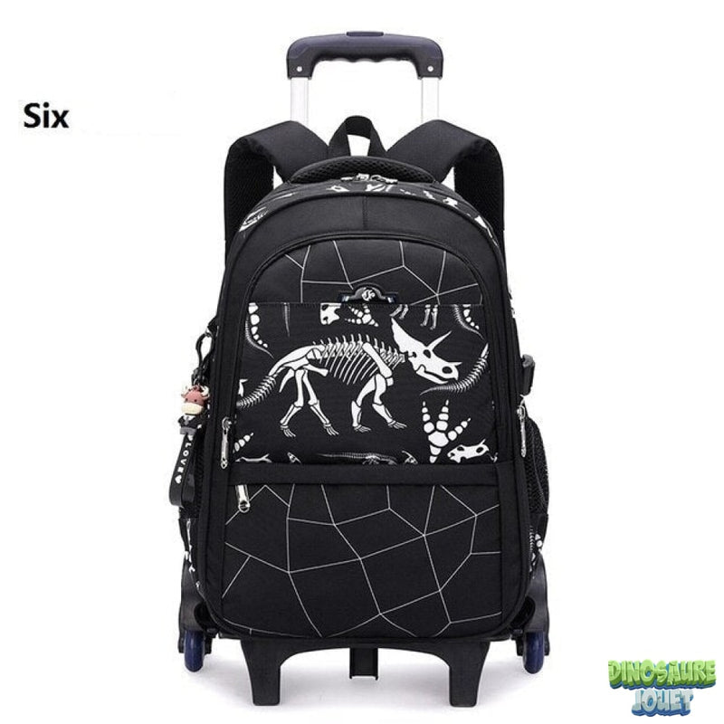 Sac a dos a roulette dinosaure
