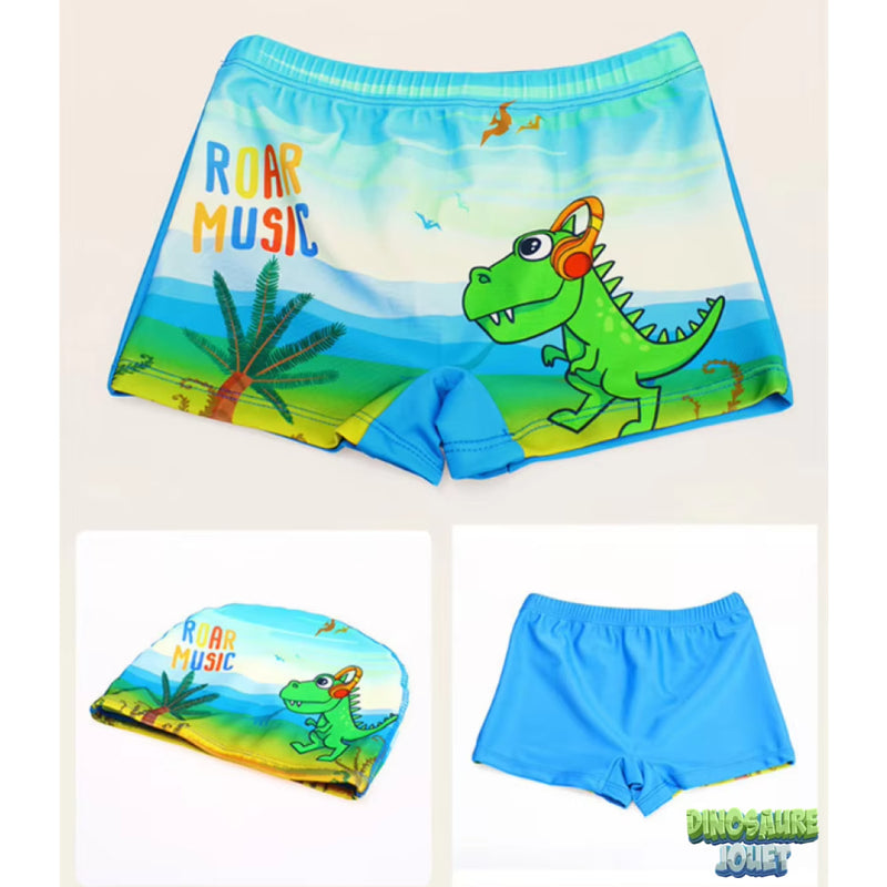 Short de bain garçon Dinosaure