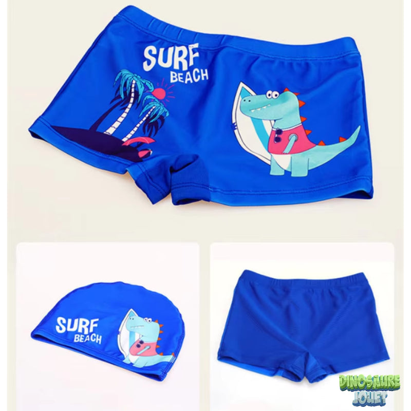 Short de bain garçon Dinosaure