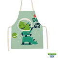 Tablier vert Dinosaure