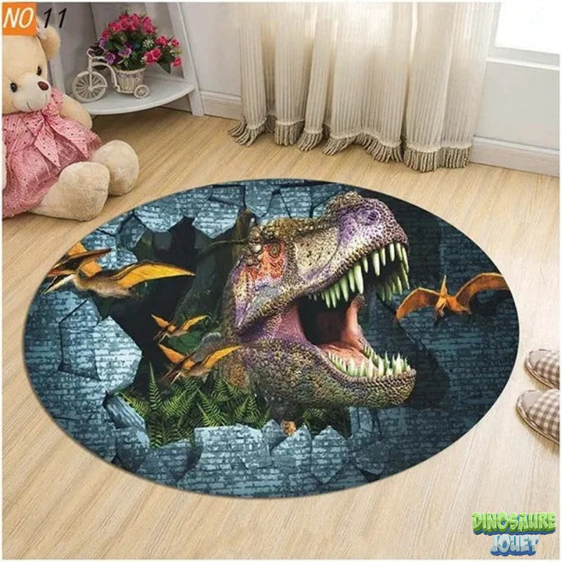 Tapis 3d dinosaure