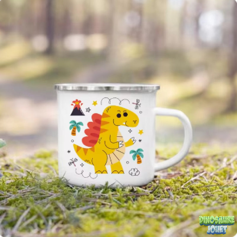 Tasse émaillée Dinosaure mignon
