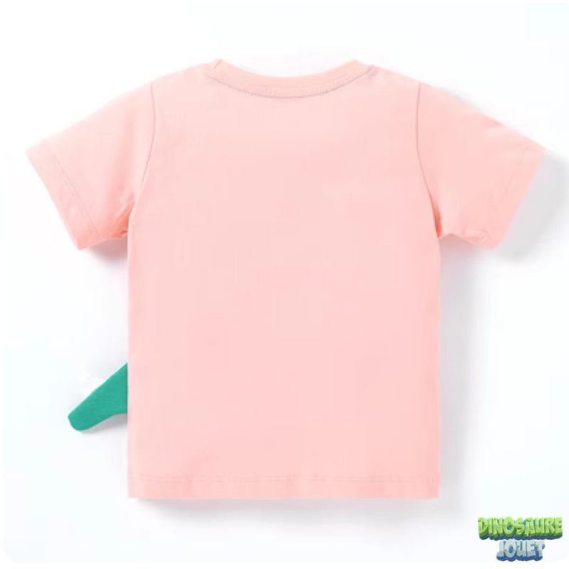 Tee shirt dinosaure fille