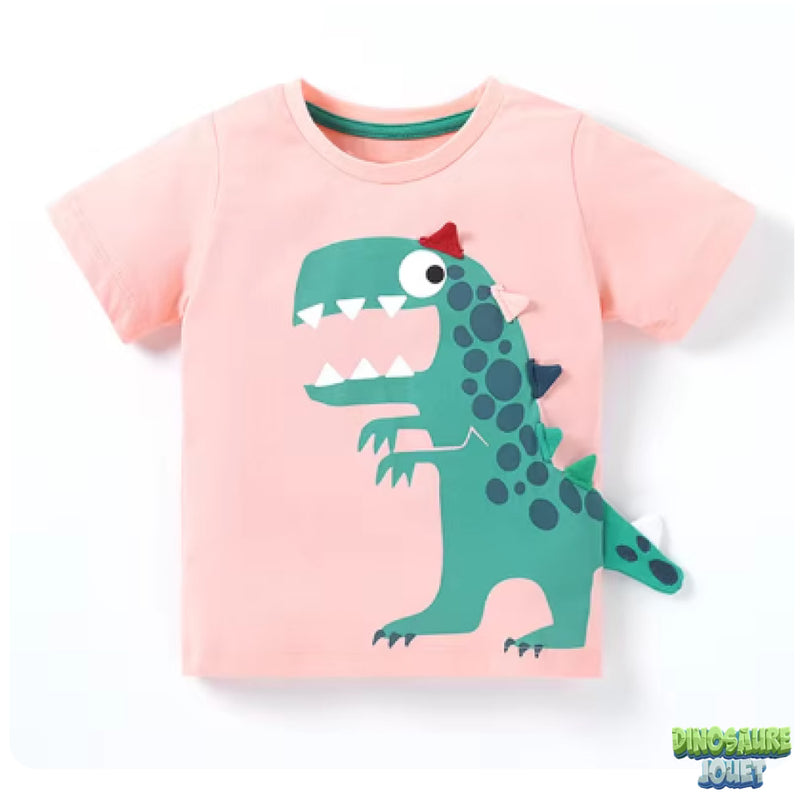 Tee shirt dinosaure fille
