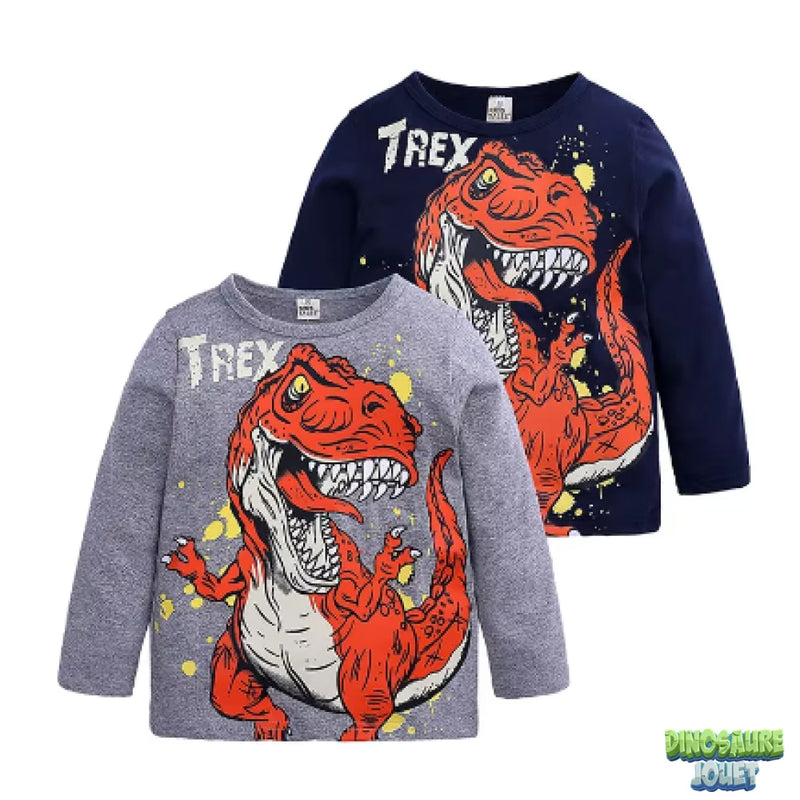Tee shirt manche longue T-rex