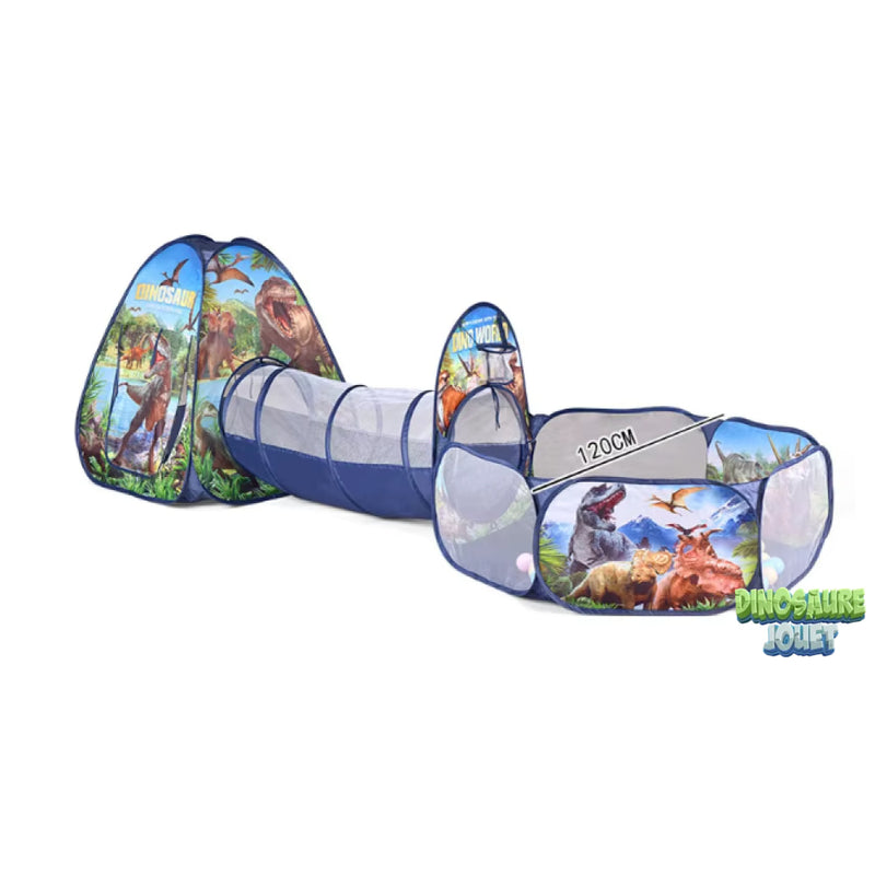 Tente dinosaure avec espace jeux
