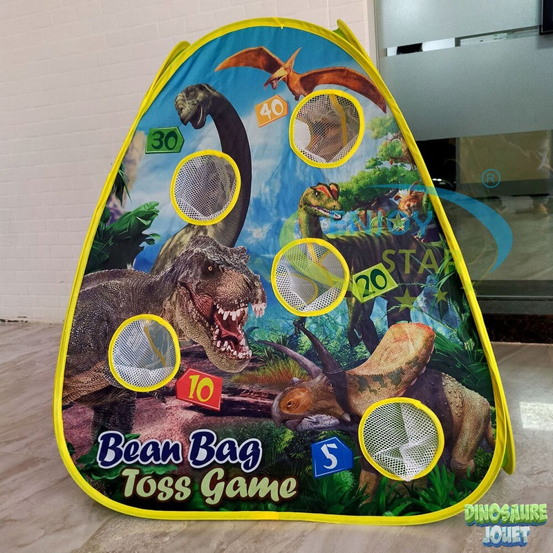 Tente dinosaure avec jeux
