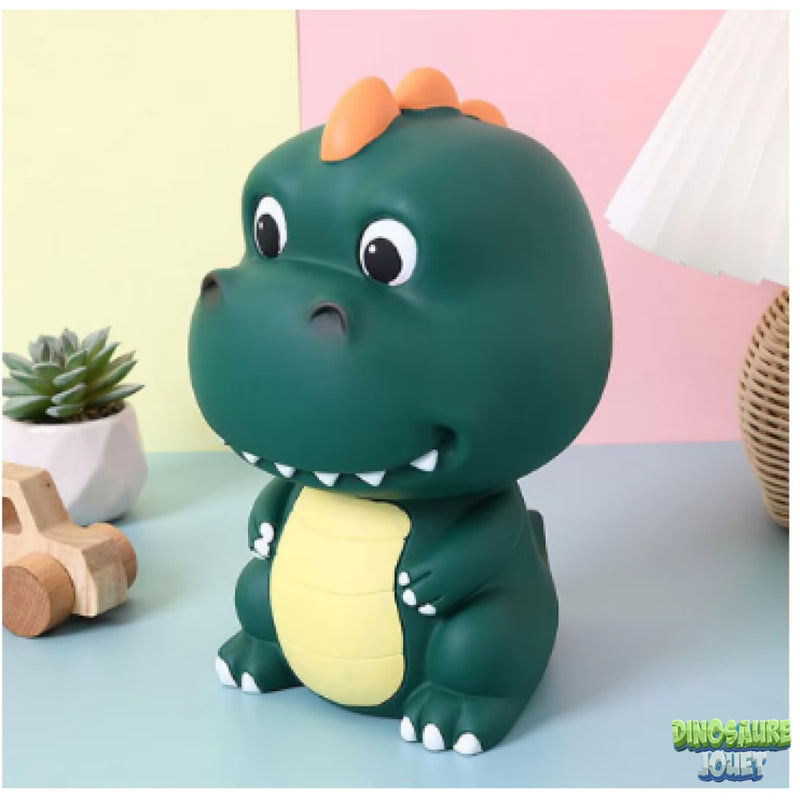 Tirelire dinosaure incassable