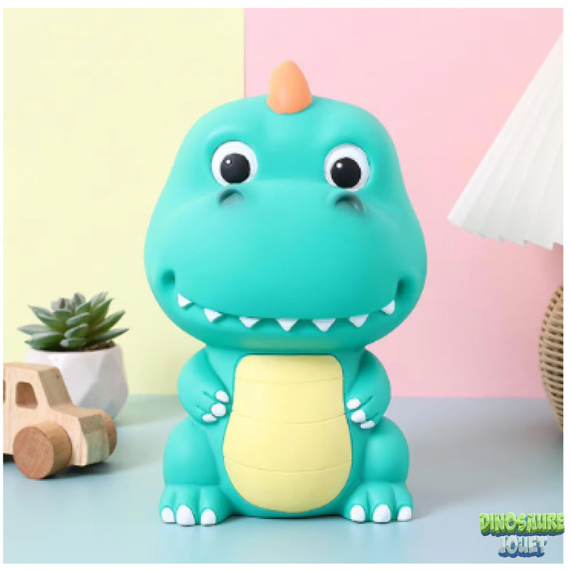 Tirelire dinosaure incassable