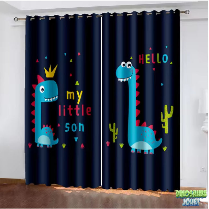 Tissu rideau Dinosaure