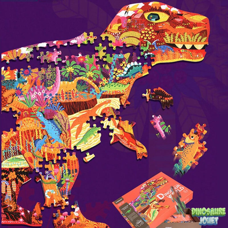 3d puzzle tyrannosaure