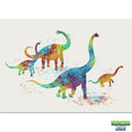 Affiche pastel Dinosaure