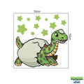 Autocollant fluorescent interrupteur Dinosaure