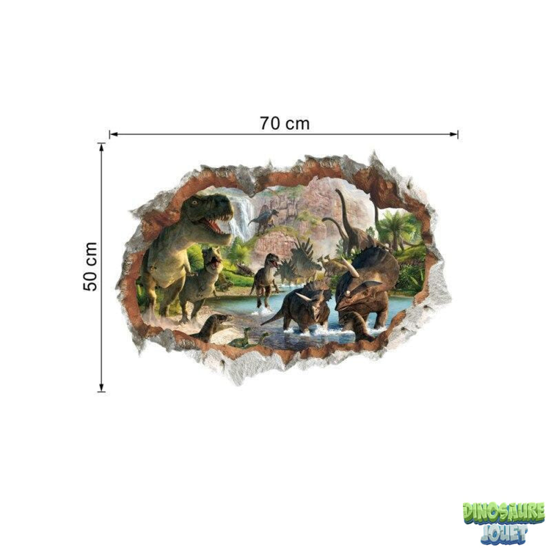 Autocollant mural Dinosaure du jurassique