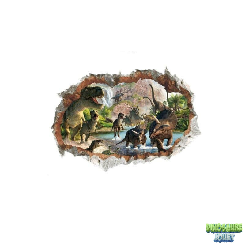 Autocollant mural Dinosaure du jurassique