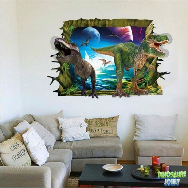 Autocollant mural T-rex