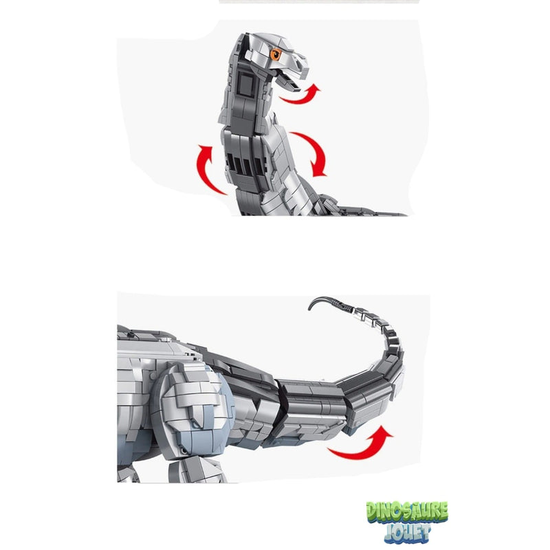 Bloc de construction géant brontosaure