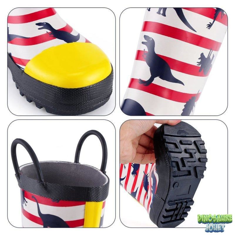 Botte caoutchouc Dinosaure
