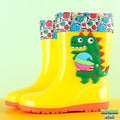 Bottes de pluie avec chaussette amovible Dinosaure