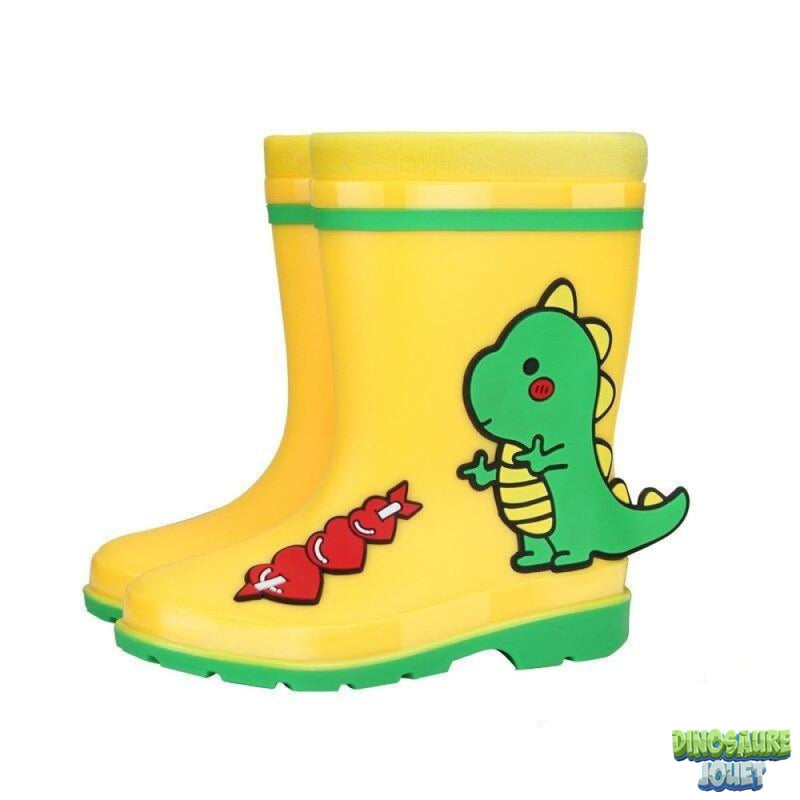 Bottes de pluie rigolotes Dinosaure