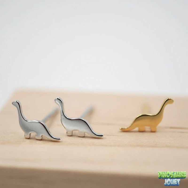 Boucles d’oreille en métal Dinosaure