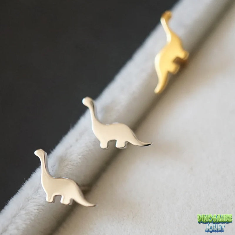 Boucles d’oreille en métal Dinosaure