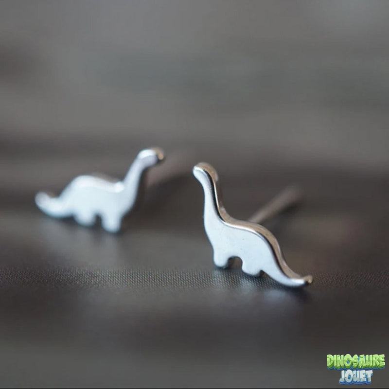 Boucles d’oreille en métal Dinosaure