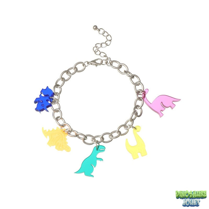 Bracelet acrylique Dinosaure