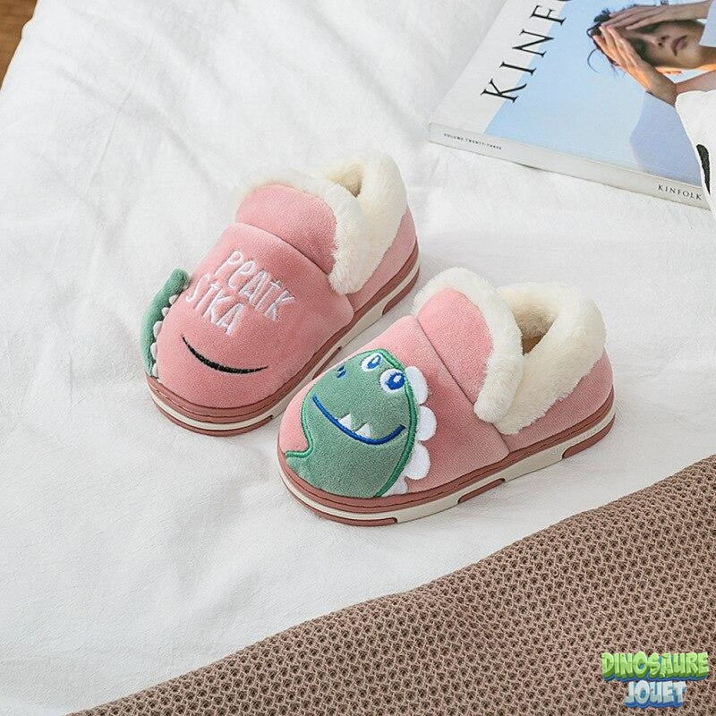 Chausson chaud pour l’hiver Dinosaure