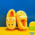 Chausson Dinosaure rose